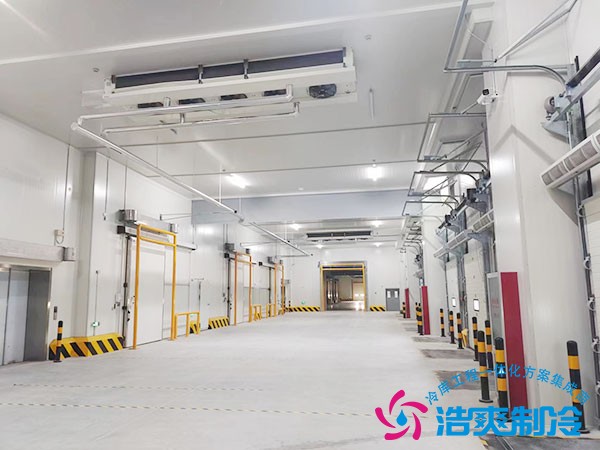 1000噸生鮮果蔬冷庫(kù)安裝